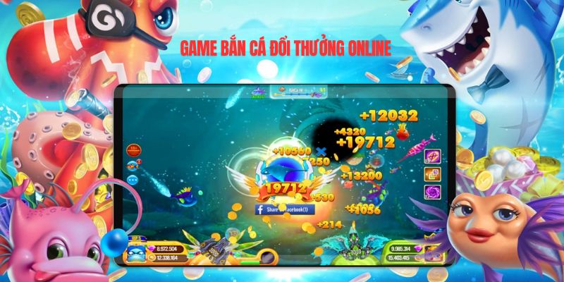 Game bắn cá đổi thưởng online độc đáo, vui bất tận